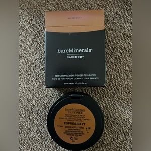 Bareminerals barepro performance wear powder foundation ESPRESSO 27 DISCONTINUED